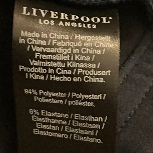 S Suede Faux LiverPool Biker Moto Jacket Coat Navy Blue/Silver Accents NWT New! - Picture 8 of 9